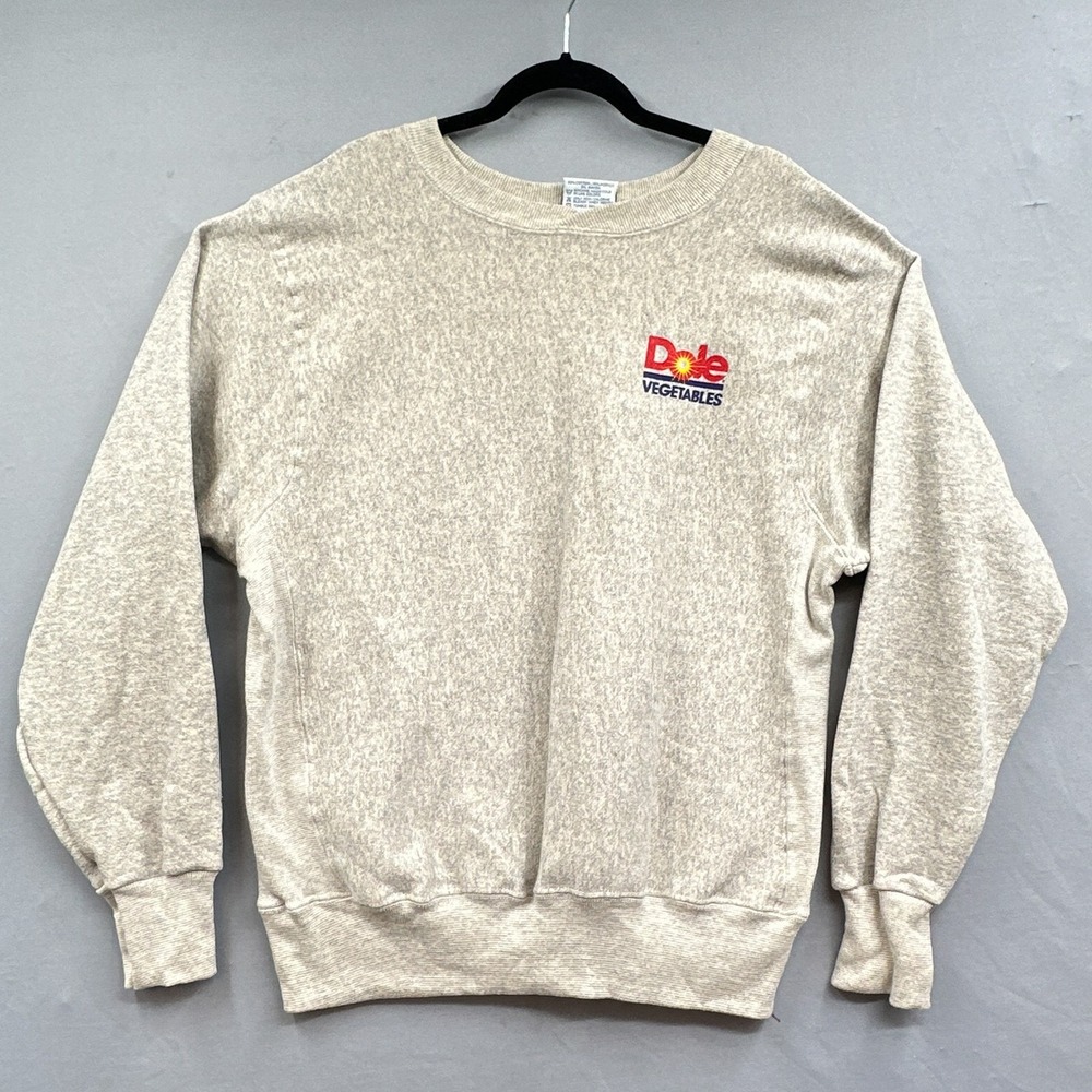 VTG 90s Crewneck Sweatshirt Hanes Beefy USA Dole Vegetables Street Grunge Punk